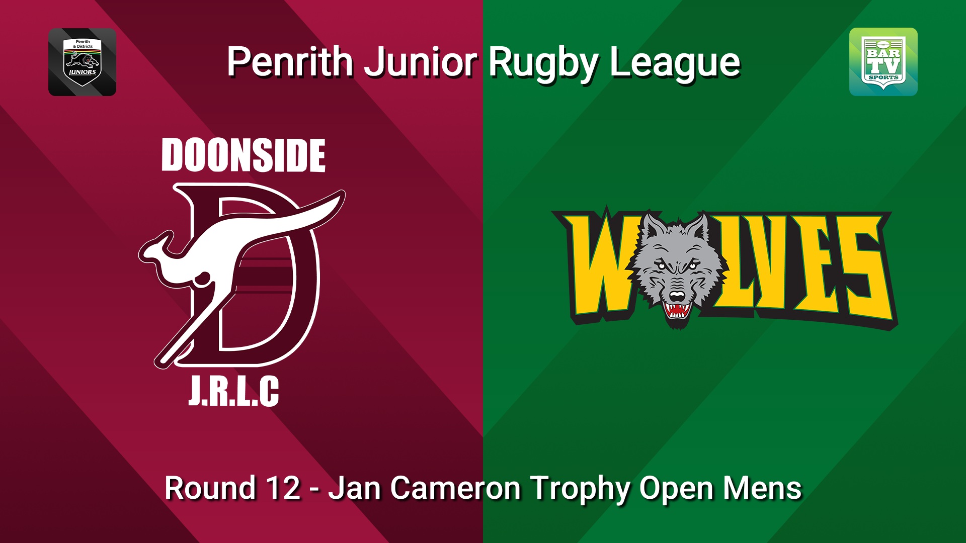 260719-video-Penrith & District Junior Rugby League Round 12 - Jan Cameron Trophy Open Mens - Doonside v Windsor Wolves Slate Image