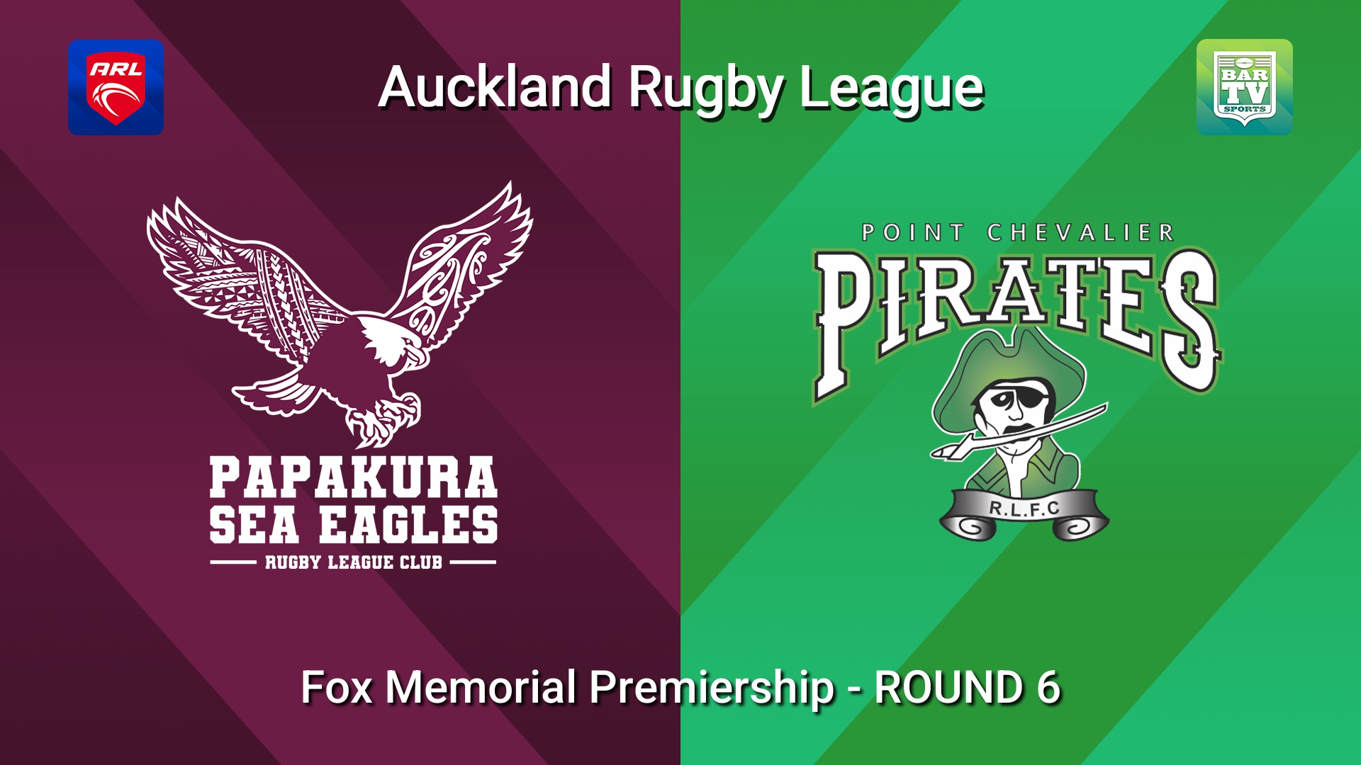 260530-video-Auckland RL ROUND 6 - Fox Memorial Premiership - Papakura Sea Eagles v Pt Chevalier Pirates Slate Image