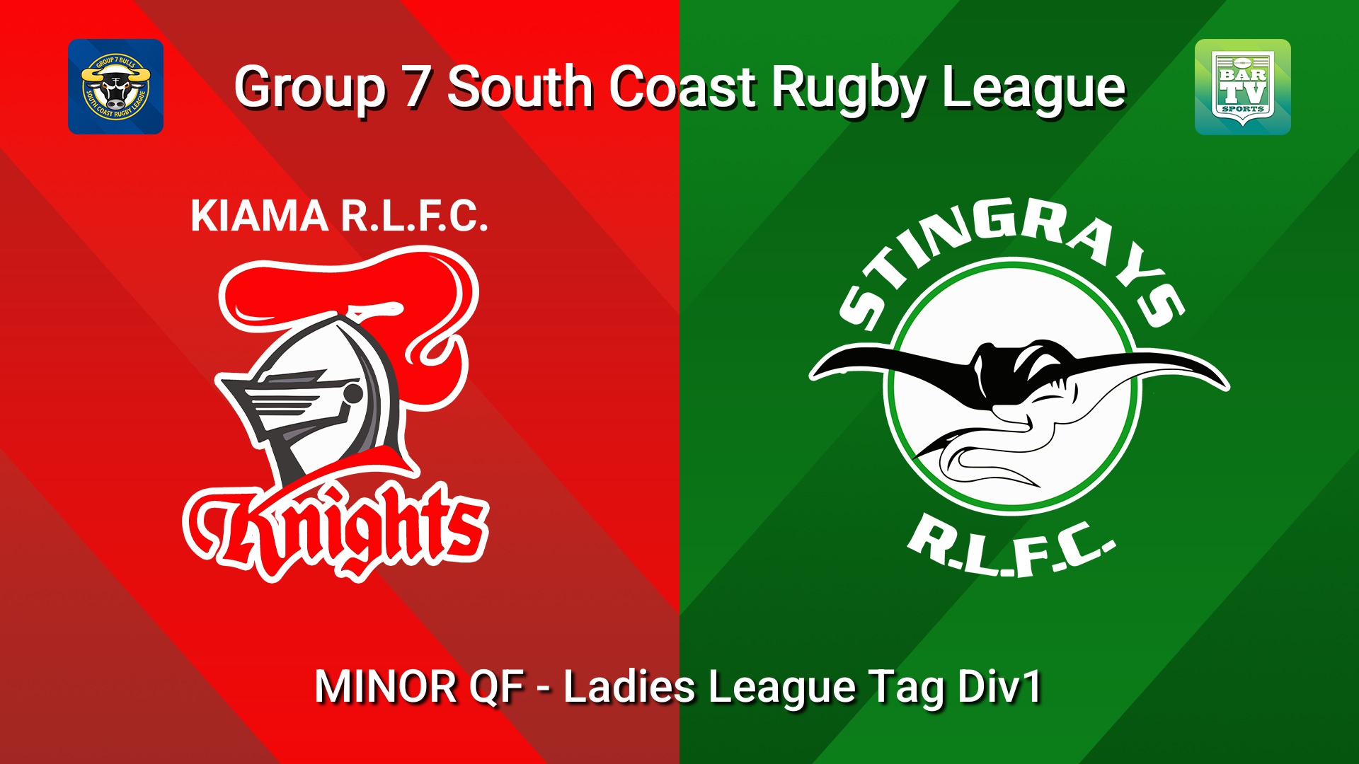 260905-video-South Coast MINOR QF - Ladies League Tag Div1 - Kiama Knights v Stingrays of Shellharbour Slate Image
