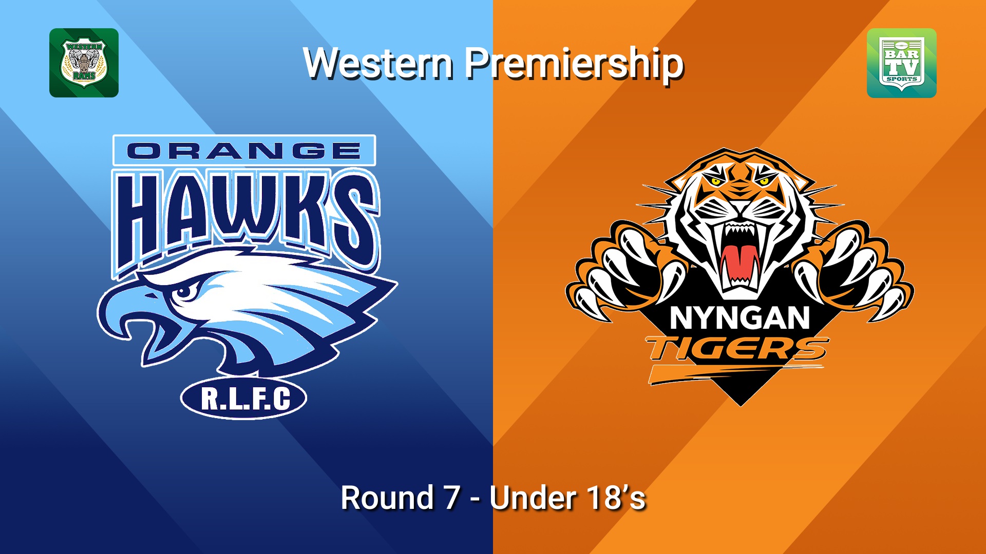 260531-video-Western Premiership Round 7 - Under 18’s - Orange Hawks v Nyngan Tigers Slate Image