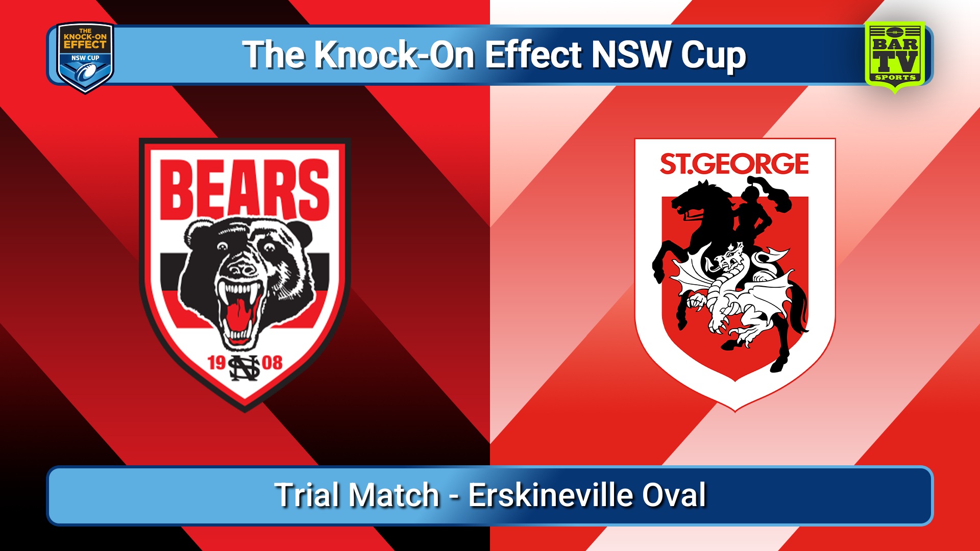 250223-video-The Knock-On Effect NSW Cup Trial Match - North Sydney Bears v St George Dragons Slate Image