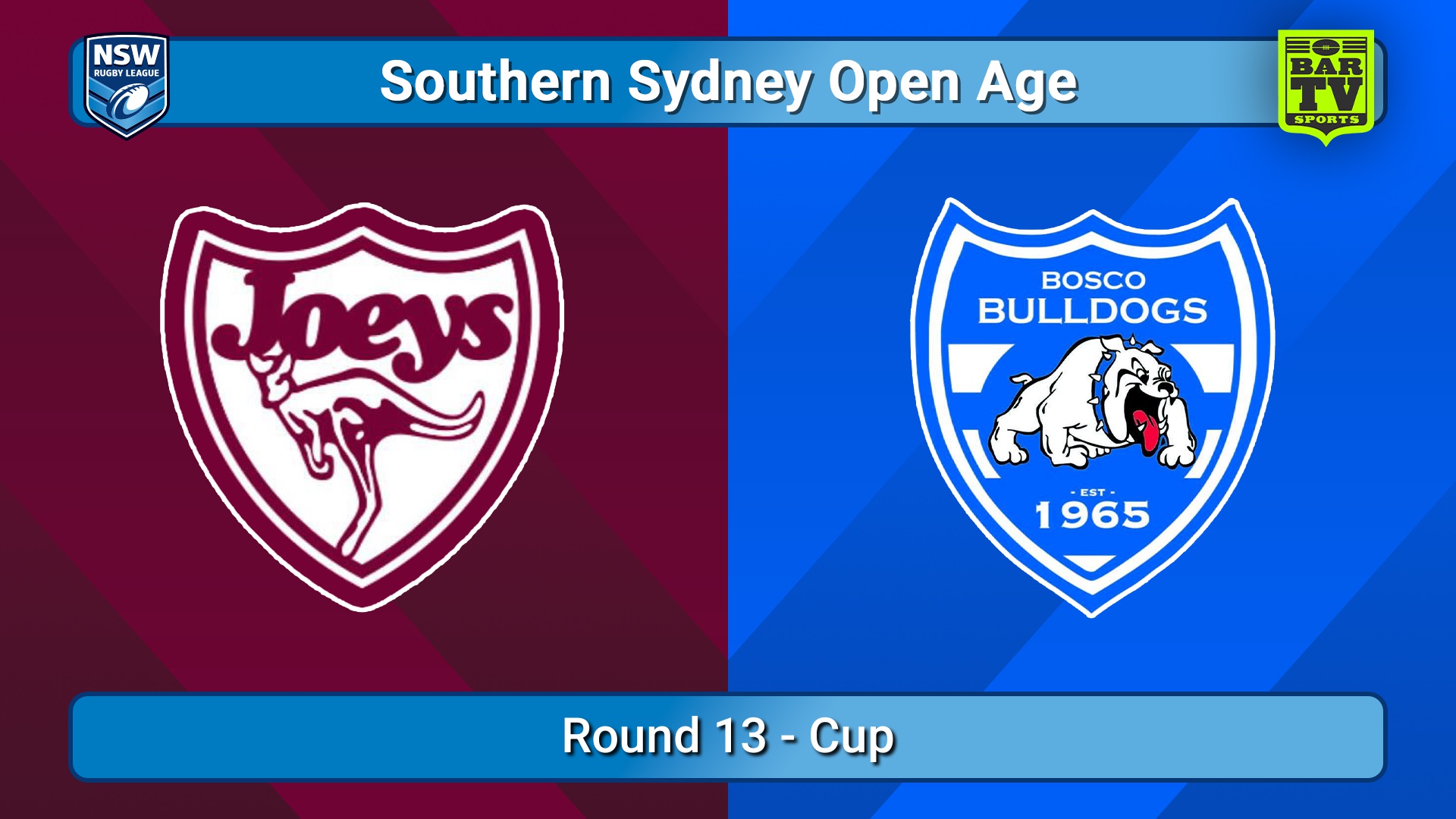 250719-video-S. Sydney Open Round 13 - Cup - St Josephs v St John Bosco Bulldogs Slate Image