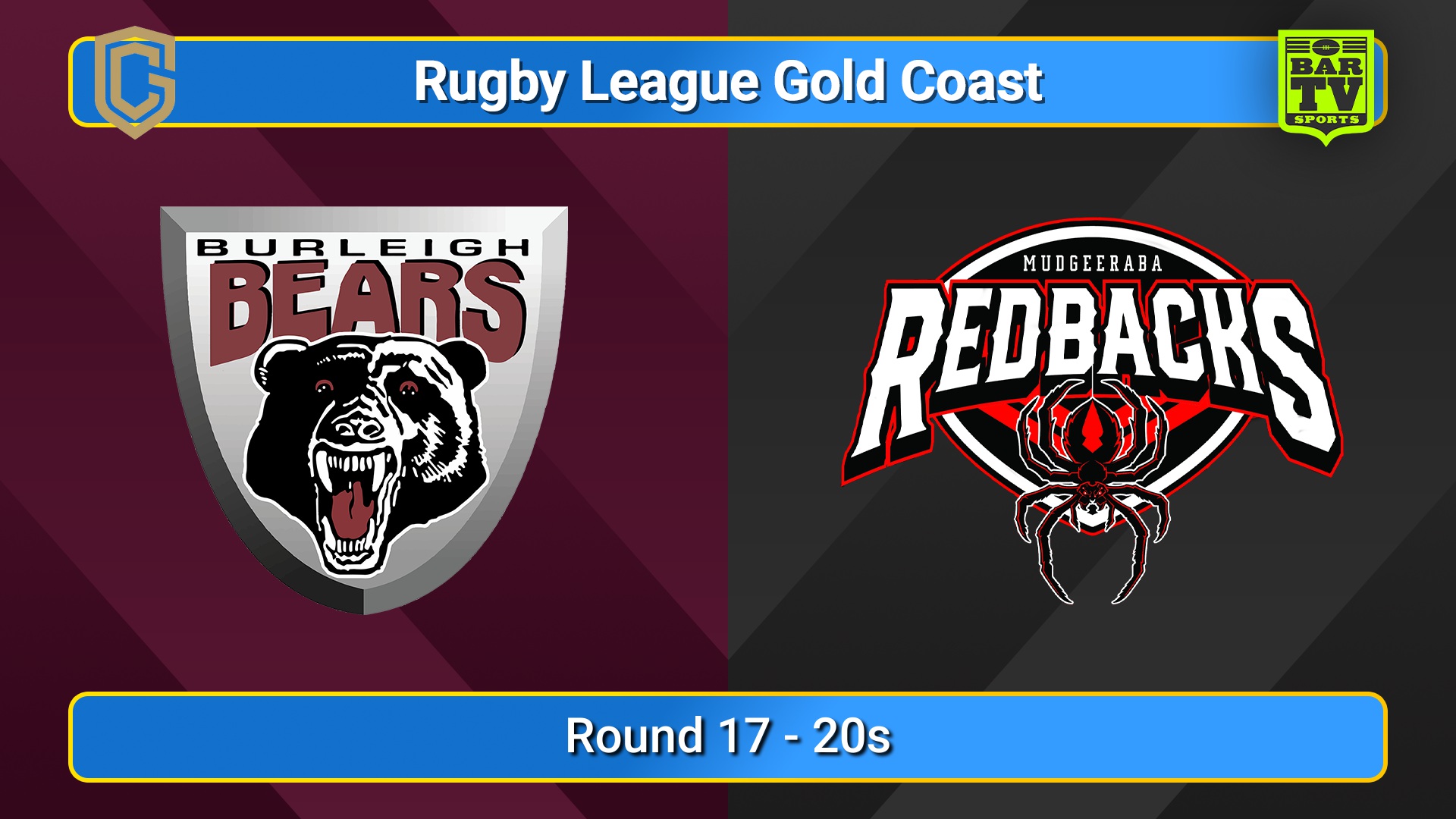 250823-video-Gold Coast Round 17 - 20s - Burleigh v Mudgeeraba Redbacks Slate Image
