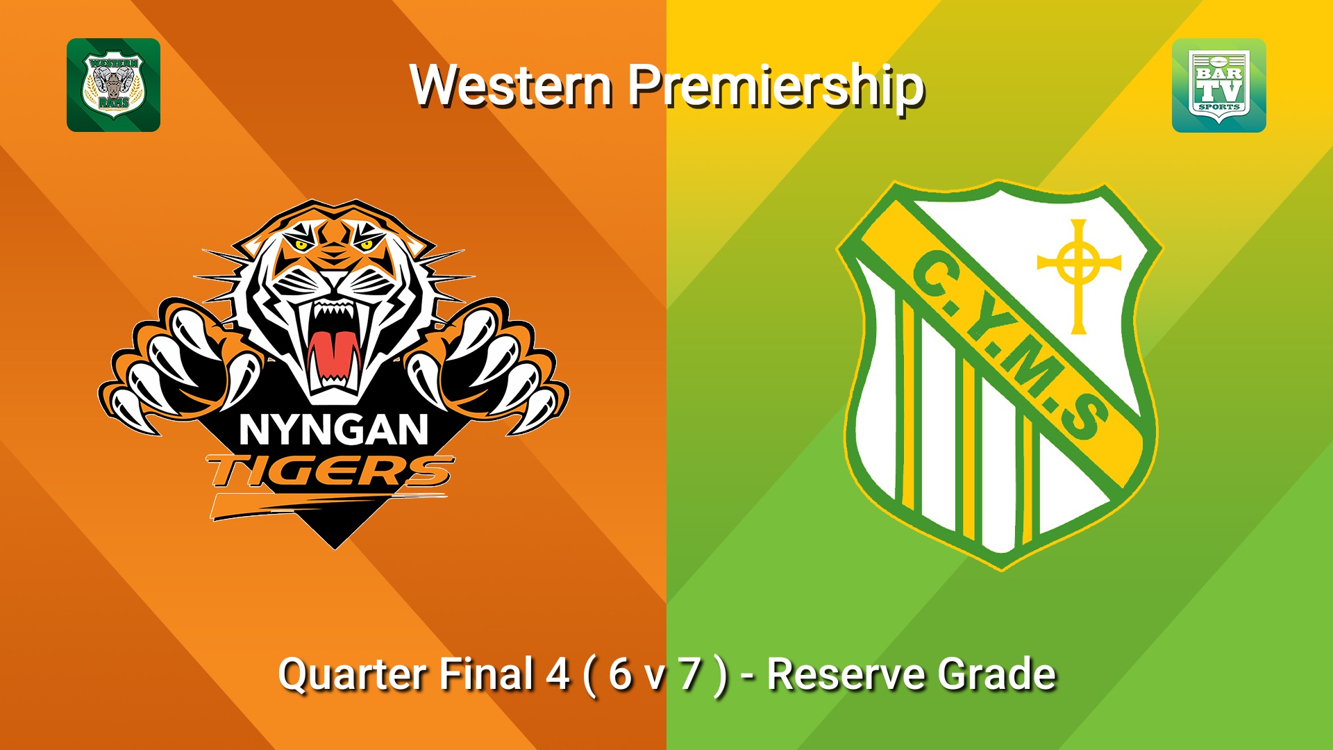 260816-video-Western Premiership Quarter Final 4 ( 6 v 7 )  - Reserve Grade - Nyngan Tigers v Orange CYMS Minigame Slate Image