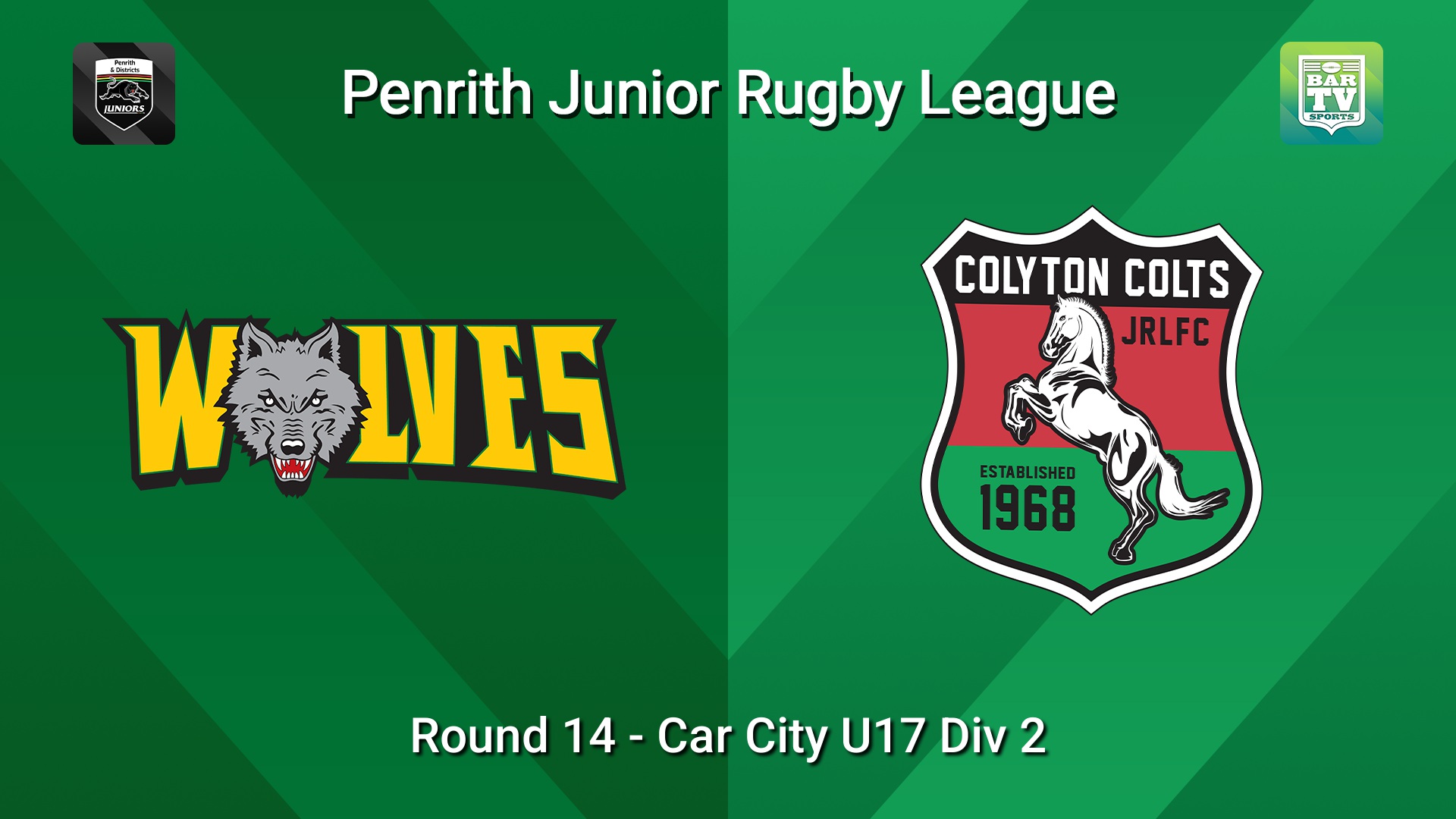 260801-video-Penrith & District Junior Rugby League Round 14 - Car City U17 Div 2 - Windsor Wolves v Colyton Slate Image
