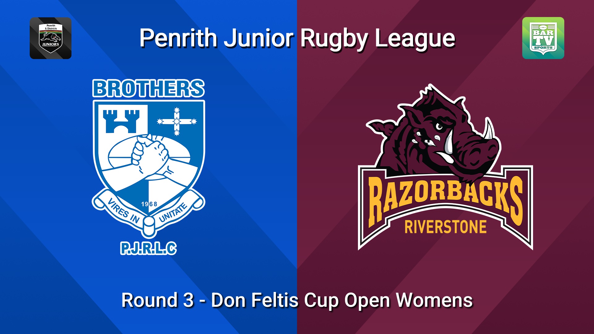 260503-video-Penrith & District Junior Rugby League Round 3 - Don Feltis Cup Open Womens - Brothers v Riverstone Slate Image