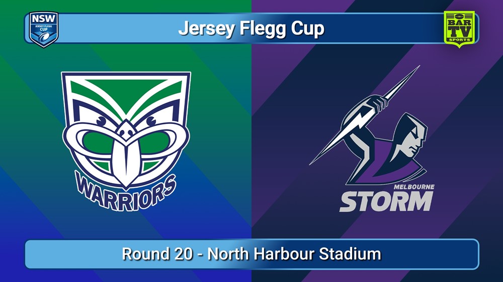 250719-video-Jersey Flegg Cup Round 20 - New Zealand Warriors v Melbourne Storm Slate Image