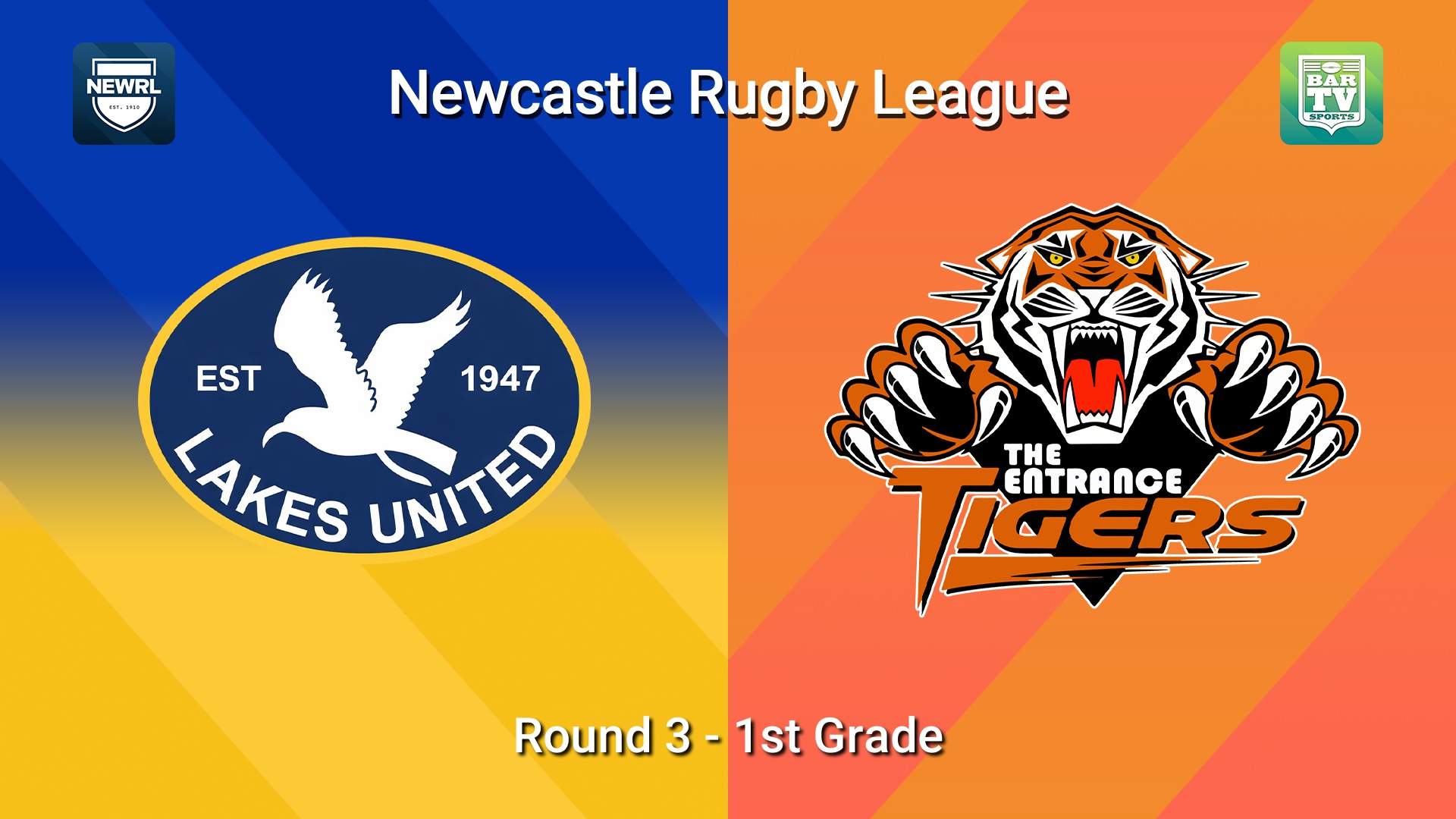 260425-video-Newcastle RL Round 3 - 1st Grade - Lakes United Seagulls v The Entrance Tigers Slate Image